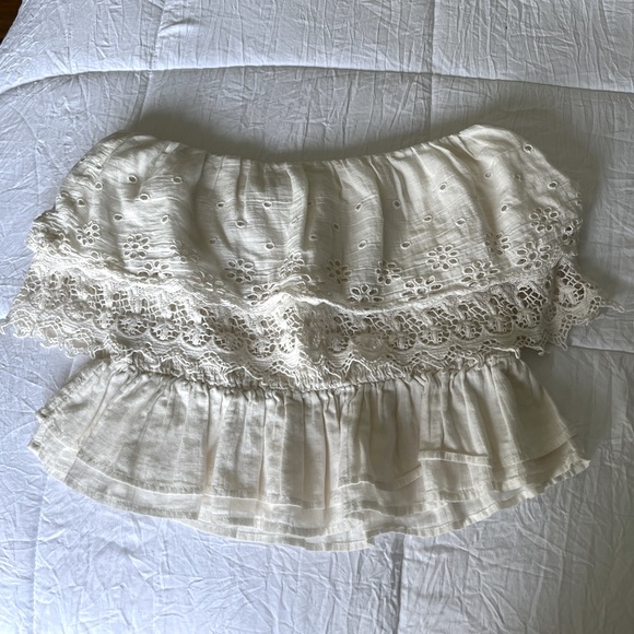 American Eagle Ruffle Tube Top - Picture 1 of 2